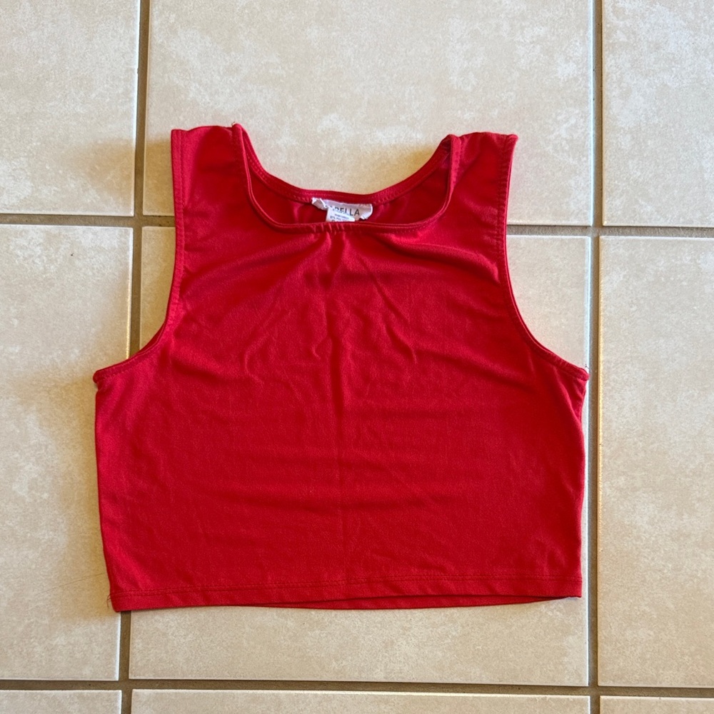 Vibrant Red Women's Tank Top